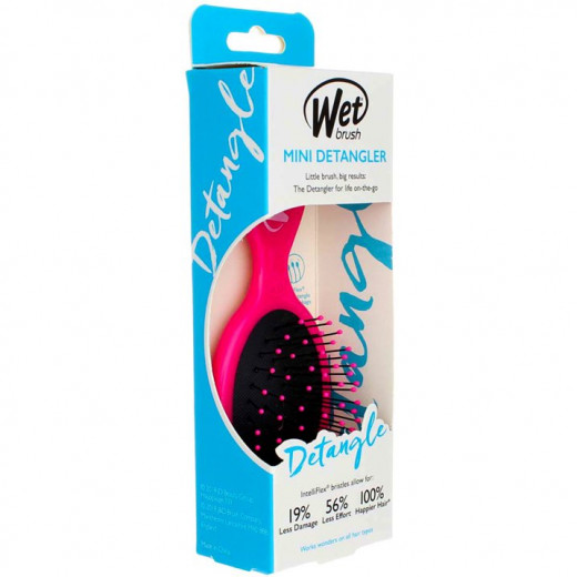 Wet Brush Mini Detangler Brush, Pink