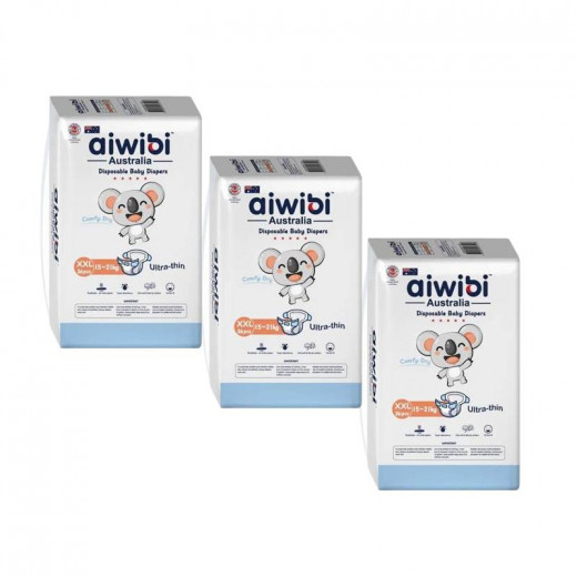 Aiwibi baby diapers 6 (XXL) 36 pcs, 3 Packs