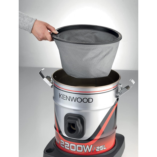 Kenwood Drum Vacuum Cleaner 2200W 25Liter