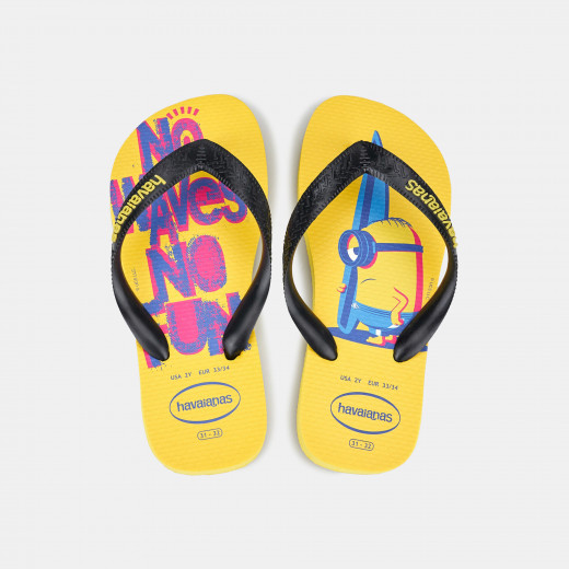 Havaianas Minions Yellow/black 29/30