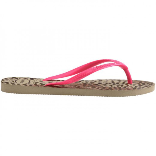 Havaianas Slim Animals Sand Grey/Pink 35/36