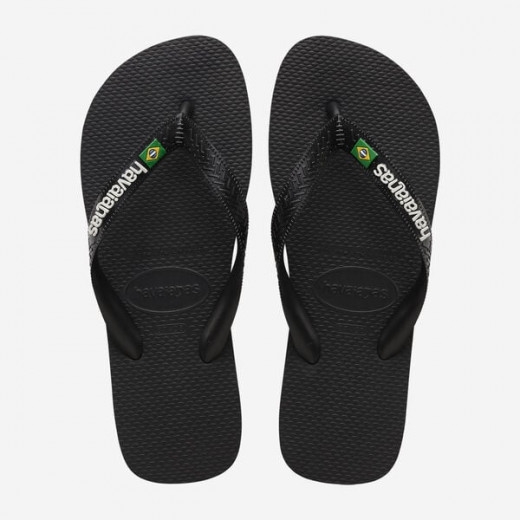 Havaianas Brasil Logo Black 45/46