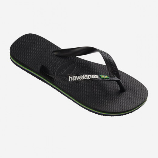 Havaianas Brasil Logo Black 45/46