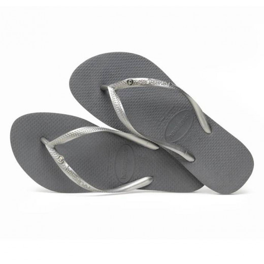 Havaianas Slim Crystal Glamour Steel Grey 41/42