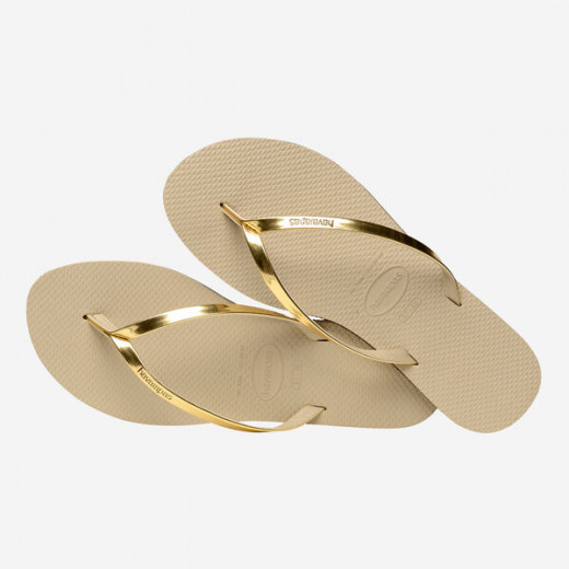 Havaianas You Metallic Sand Grey/light Golden 41/42