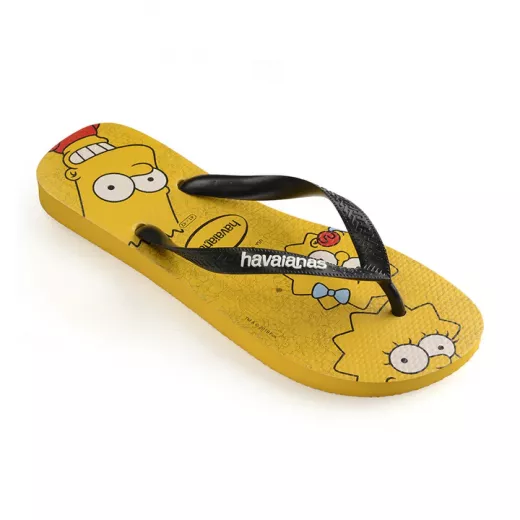 Havaianas Simpsons Yellow Banana/Black 41/42