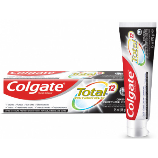 Colgate Total Charcoal TPaste 195, 75 ml