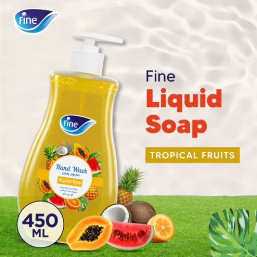 Chemicals Personal Care Liquid Soap Easy Care 450 ml Yellow (Carton of 1x12) Tropical Fruit