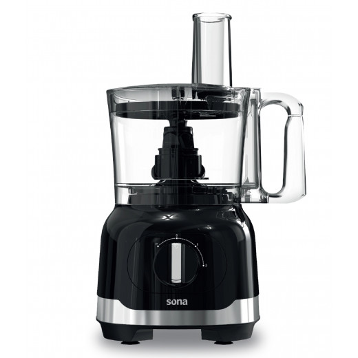 Sona Food Processor With accessories 800 W Black 2 Speeds