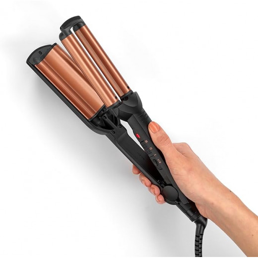 Babyliss Deep Waves Curling iron Warm Black, Orange