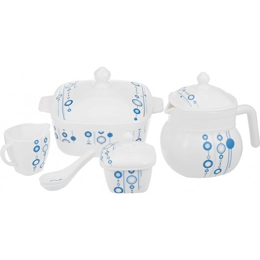 " Royalford RF9760 97Pcs Opal Ware Dinner Set"