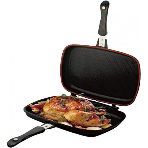 Royal ford Double Grill Pan 36cm RF6619, Black