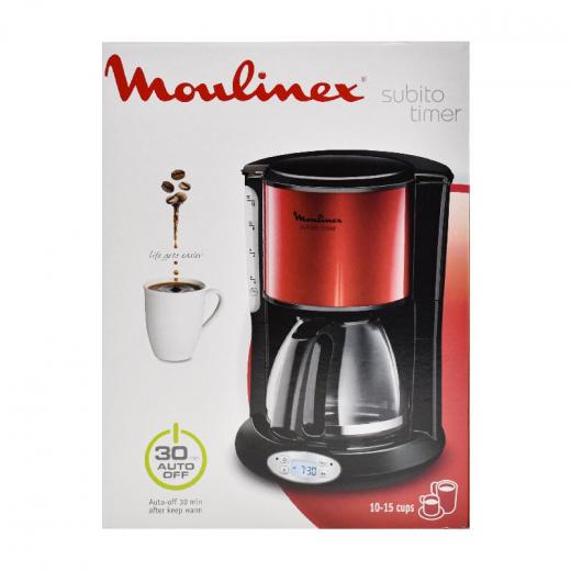 Moulinex Fg360 Coffe Maker-1000w-15cups-1.25l-jar Glass