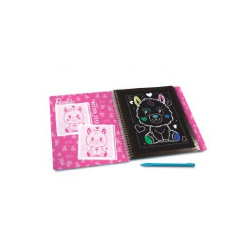 Barbie Sketch Book Cutie Scratch Reveal In Display of 8 PCS