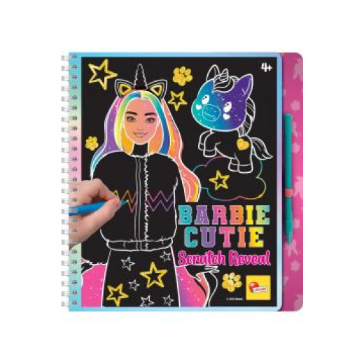 Barbie Sketch Book Cutie Scratch Reveal In Display of 8 PCS