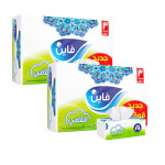 Fine Fluffy Facial Tissue, 200 Sheet, 2 Ply, 3 Packs * 2