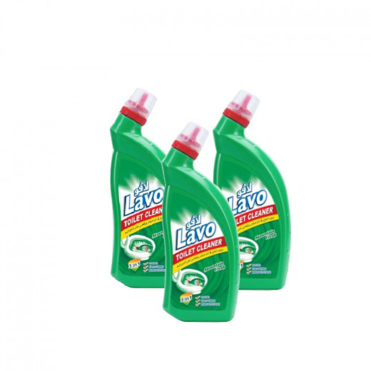 Lavo Toilet Cleaner Mountain Fresh 500 ml, 3 PACKS