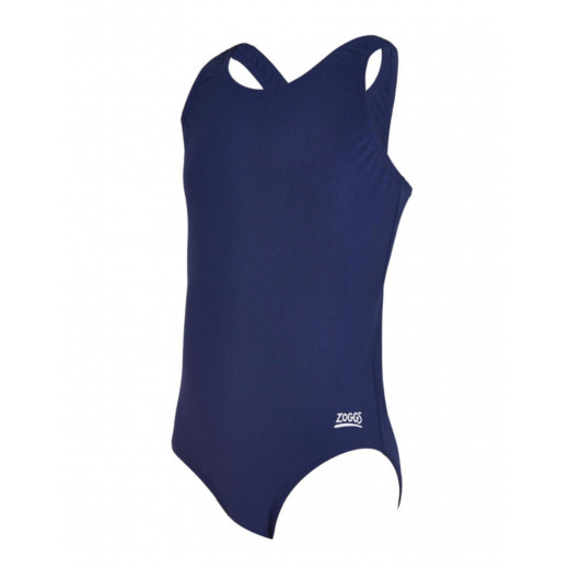 Zoggs Girls Cottesloe Sportsback Swimsuit - Navy