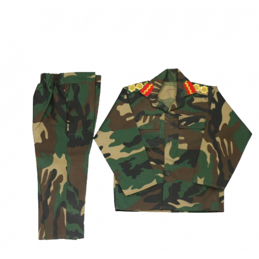 Army Military Suits For Children, Green Color, 4-5 y