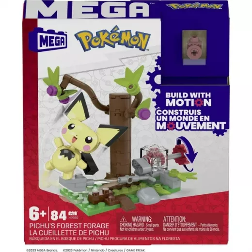 Mega Construx Pokémon Building Set - Pichu's Forest Forage