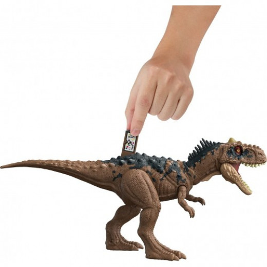 Mattel Jurassic World Roar Strikers Rajasaurus Dinosaur Action Figure