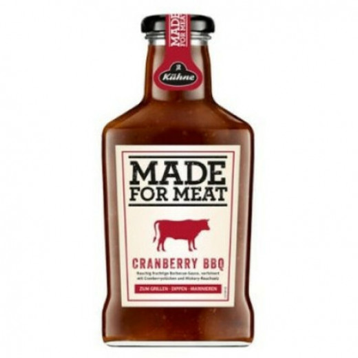 Kuhne  Sauce Made For Meat Cranberry barbecue 375ml