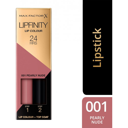 Max Factor Lipfinity Lipstick, 001 Pearly Nude