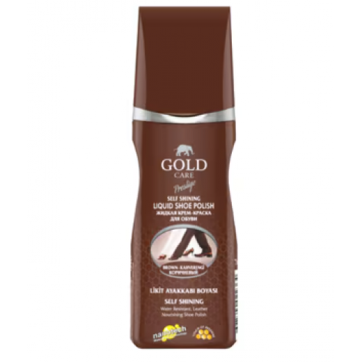 Goldcare Automatic Shine Liquid Shoe Dye Brown 75ml Plastic