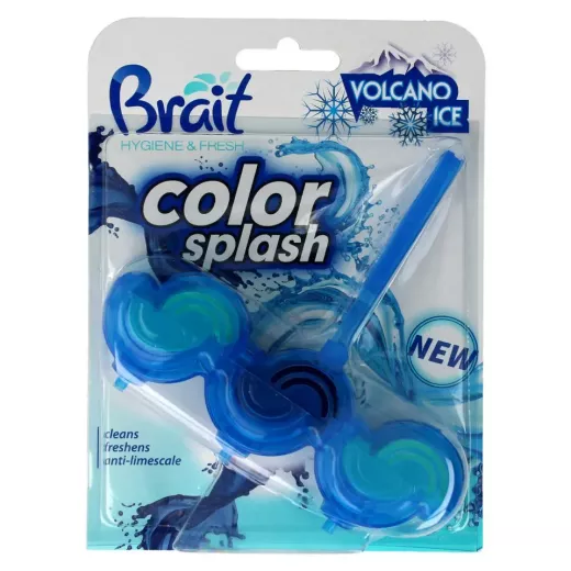 Brait Toilet Cube 2 Phase Color Splash For Toilet Volcano Ice 45g