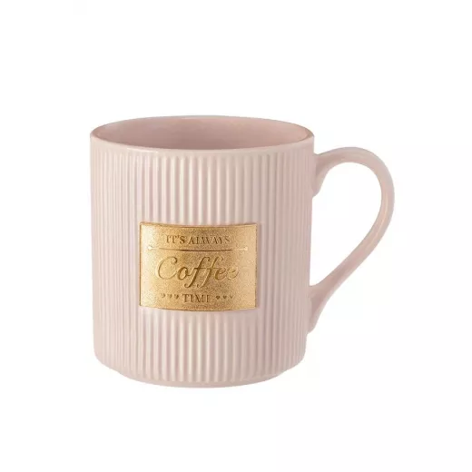 Madame Coco Droit Gold Mug, Pink