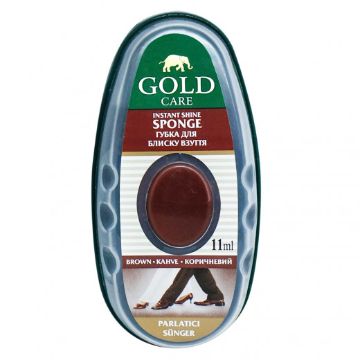 GoldCare Gloss Sponge with Dispenser Brown 11 ml