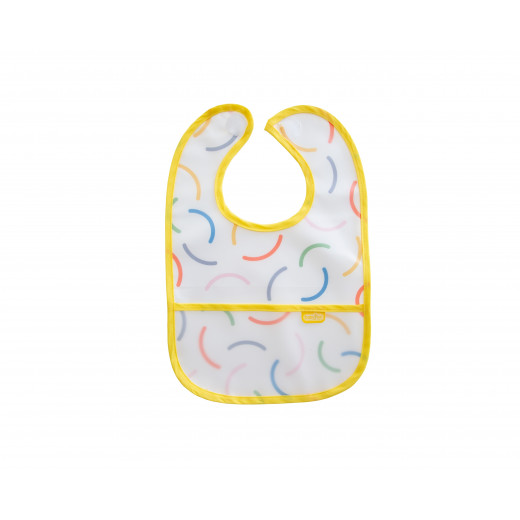 BabyJem Double Sided Resistant Bib SmileyFace Yellow