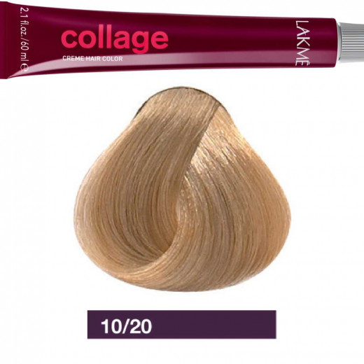 Lakme Collage Cream Violet Blonde Platinum Hair Color 10/20