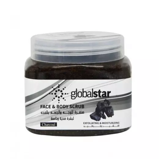 Global Star Charcoal Face & Body Scrub 500ml