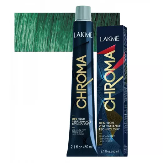 Lakme Chroma Cream Hair Color 0/10 Green