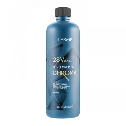 Lakme Chroma Developer O2 28V 8.4% Oxydant Cream 1000ml