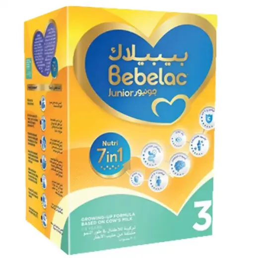 Bebelac Junior Nutri 3, 7in1 Growing Up Formula, 1200 Gram