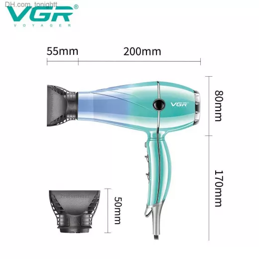 VGR Professional Hair Dryer Three Heat Settings 2400W