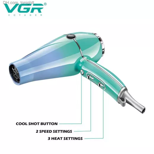 VGR Professional Hair Dryer Three Heat Settings 2400W