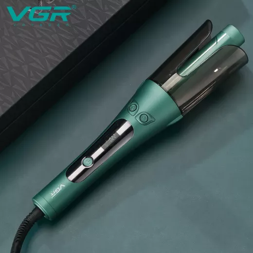 VGR Professional Hair Curler, Rotating Curling Iron with 1 inch Large Barrel