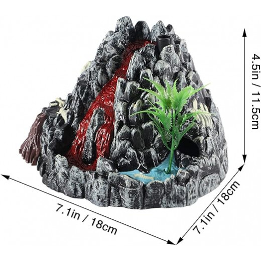 Kids Dinosaur Volcano Toys with Dino Figures Rocks Nest Eggs