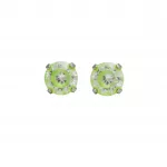 Studex 5MM Cubic Zirconia Neon Green Allergy-Free Stainless Steel Ear Studs