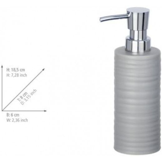 Wenko Liquid Soap Dispenser MILA, Grey