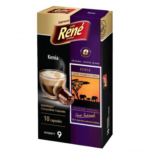 Cafe Rene Coffee Capsules Kenia 10 Capsules