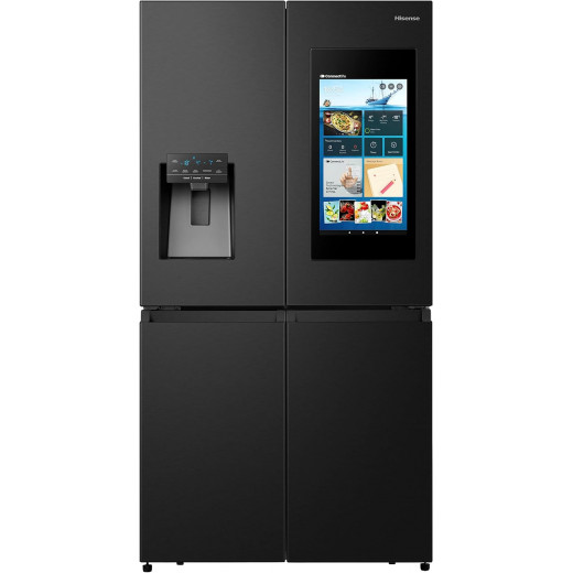 Hisense RQ759N4IBU1 Pure flat Cross Door Smart Refrigerator with Touch Display Water and Ice Dispenser, Metal Cooling