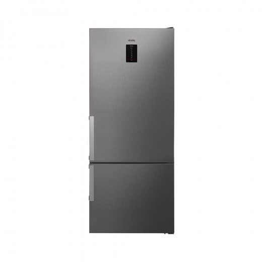 Vestel Bottom Mount Refrigerator, 507 Liter A+, Silver