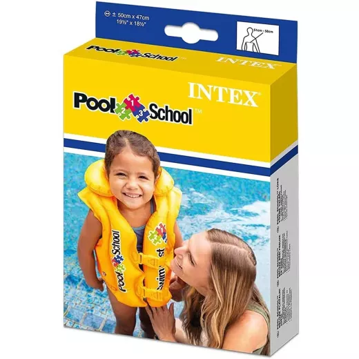 Intex Deluxe Swim Vest Pool School Ages 3-6