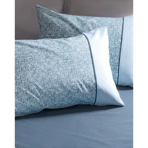 Madame Coco Astrid Single Madame Coco Crep Printed Duvet Cover Set - Turquoise