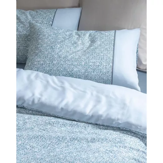 Madame Coco Astrid Single Madame Coco Crep Printed Duvet Cover Set - Turquoise