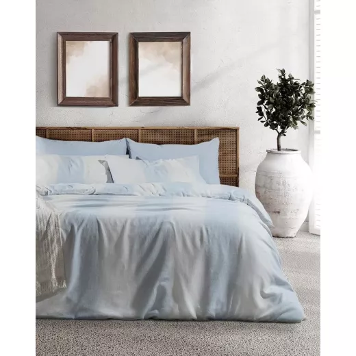 Madame Coco Berthe Single Dobby Duvet Cover Set - Light Blue